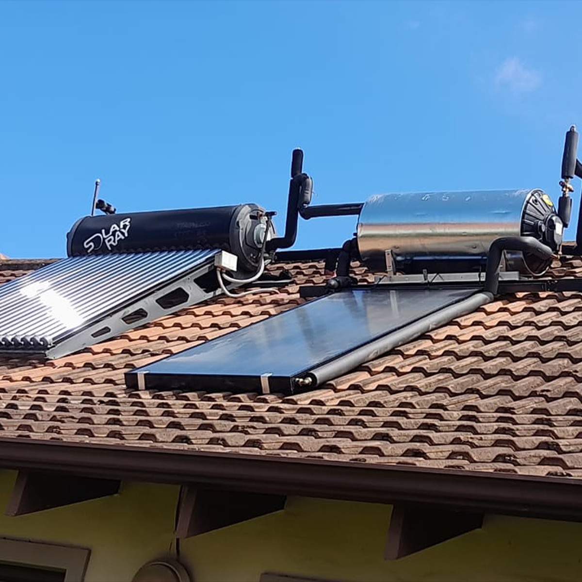 Solar Geyser Repaired on Roof