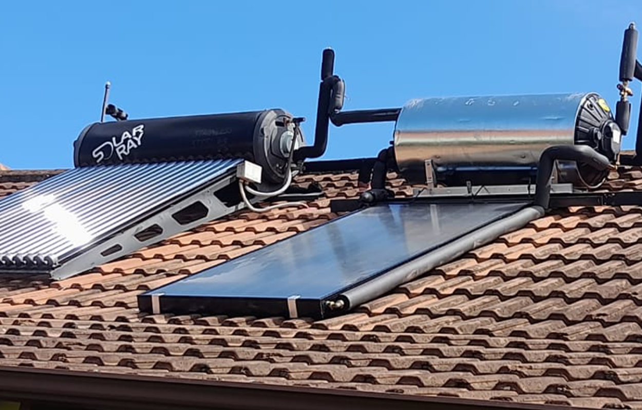 Solar Geyser Repaired on Roof